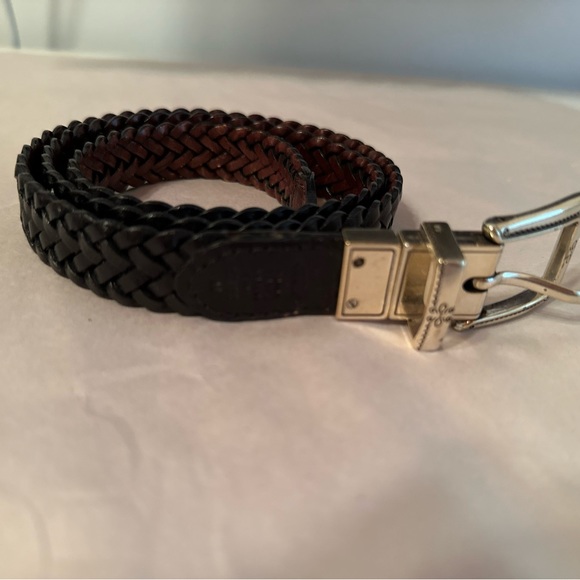 2 tone leather belt - Picture 6 of 8